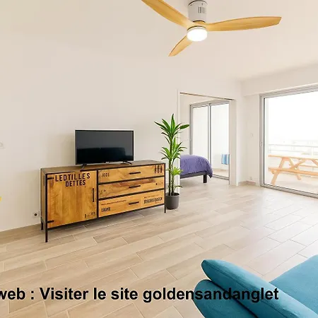 Golden Biarritz - Front De - Parking Privatif Gratuit Apartmán Anglet